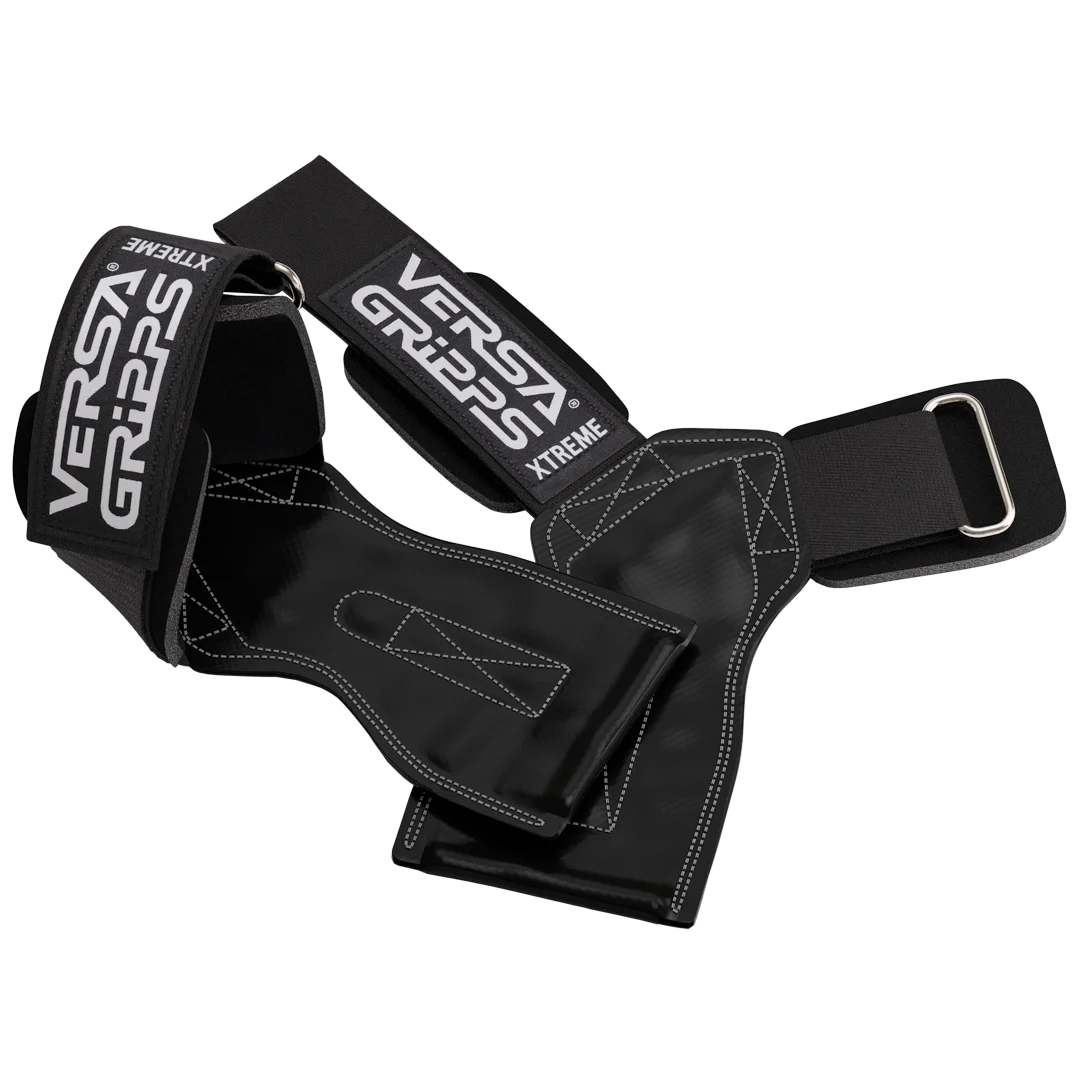 Versa Gripps Xtreme in Onyx showing the U shaped carpal bridge
